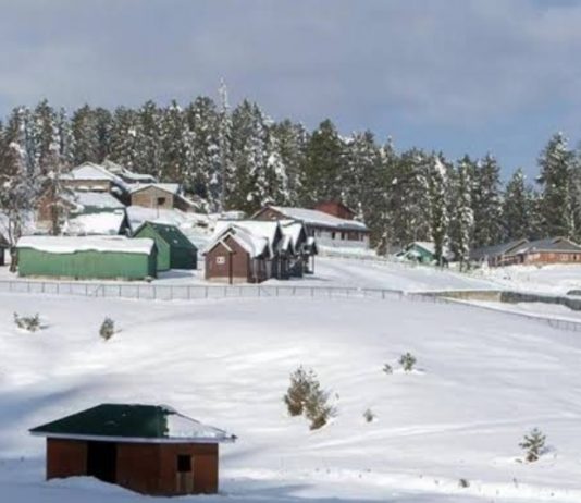 कश्मीर, नैनीताल और शिमला के कई हिस्सों में फ़िर बर्फबारी शुरू