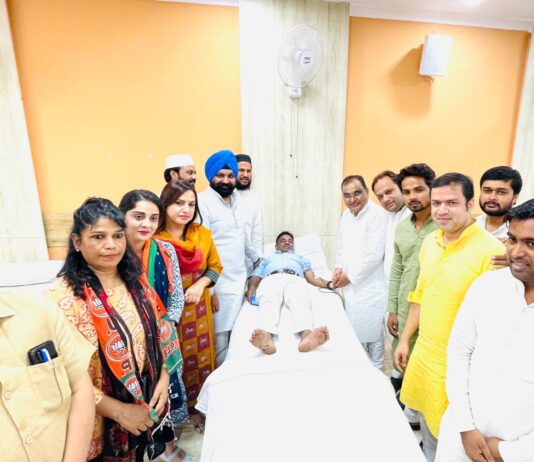 भाजपा अल्पसंख्यक मोर्चा दिल्ली प्रदेश ने डॉ श्यामा प्रसाद जयंती पर रक्तदान शिविर का आयोजन किया