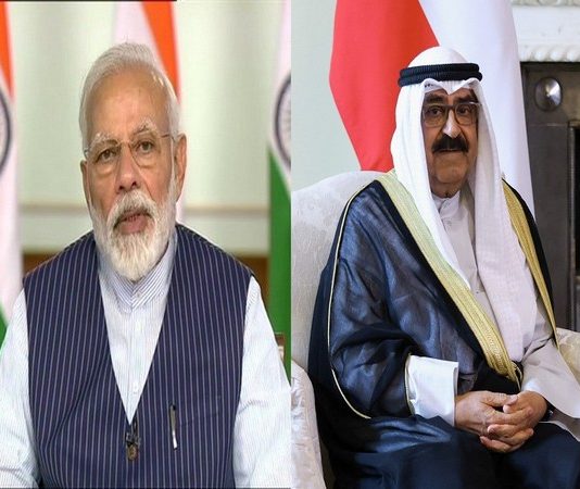 प्रधानमंत्री मोदी ने कुवैत के नए अमीर को शुभकामनाएं दीं