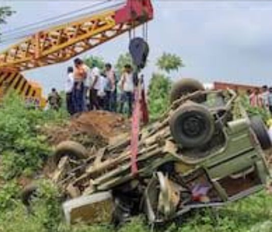 सिक्किम में वाहन फ़िसलने से 4 सैनिकौं की मौत